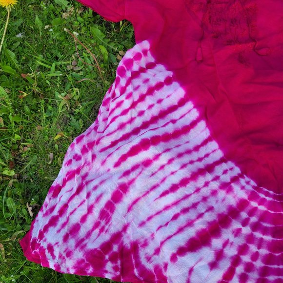 Adorable cotton gauze summer dress/beach cover up. Free size - Picture 4 of 12